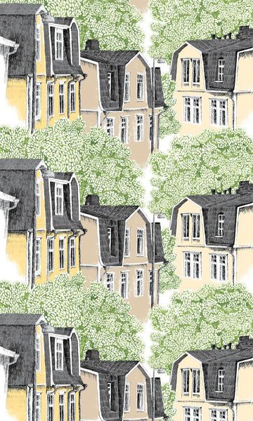 Vallila Puukylä-kangas 150 cm | Alk. 12,54 €