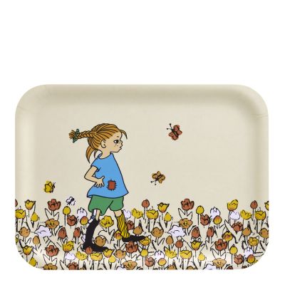 Muurla - Be more Pippi Tarjotin 27x20 cm Beige