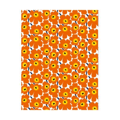Marimekko Pieni Unikko kangas puuvilla Oranssi | Alk. 32,20 €