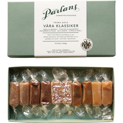 Pärlans Konfektyr Klassiset karamellimme, 10 kpl | Alk. 19,00 €