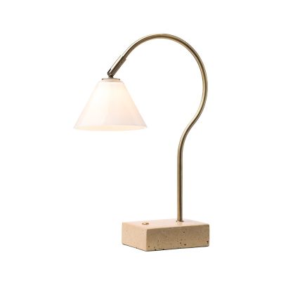 Halo Design - Question Portable Pöytävalaisin Antique Messinki/Opaali | Alk. 134,00 €