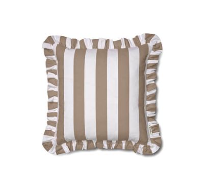Classic Collection Ruffle Stripes tyynynpäälliset beige | Alk. 31,90 €
