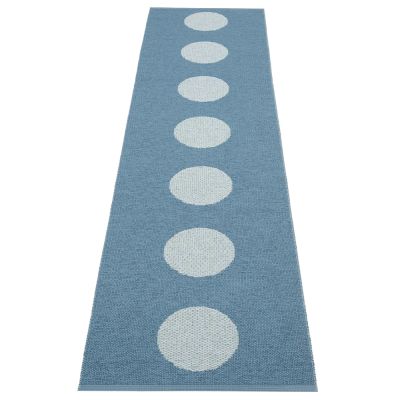 Pappelina, Vera Pop matto River Blue/Blue Fog 70 x 280cm