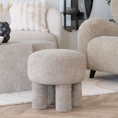 House Nordic Canberra pyöreä rahi vaaleanharmaa Ø43 | Alk. 109,00 €