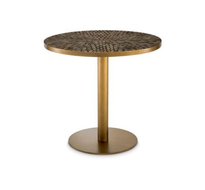 Eichholtz Declan ruokapöytä antiikkimessinki