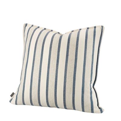 Artwood, HERRINGBONE Raidallinen tyyny - 60x60, sininen/luonnonvalkoinen | Alk. 71,00 €