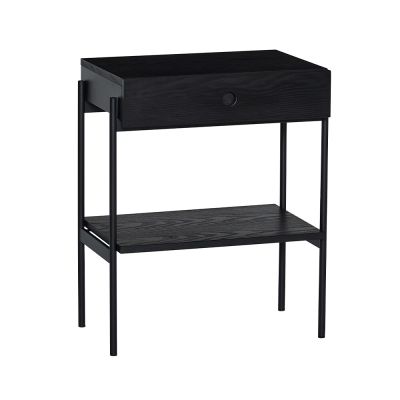 Hübsch - Noir Sängyn Sivupöytä Musta | Alk. 222,00 €