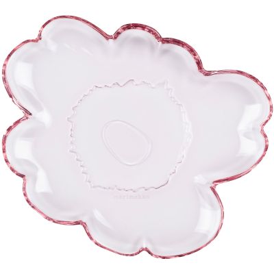 Marimekko Unikko lasilautanen 20 cm