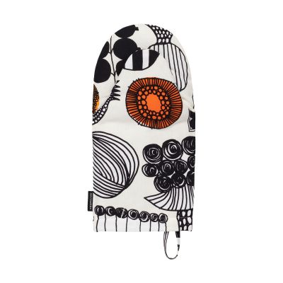 Marimekko Puutarhurin parhaat -patakinnas White-black-orange | Alk. 21,60 €