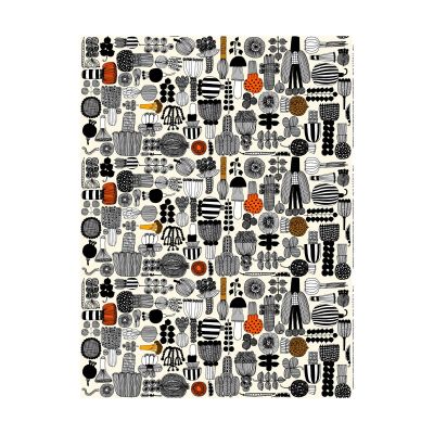 Marimekko Puutarhurin parhaat vahakangas White-black-orange | Alk. 49,00 €