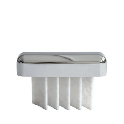 101 Copenhagen - Beetle Portable Pöytävalaisin Nature White/Chrome | Alk. 539,10 €