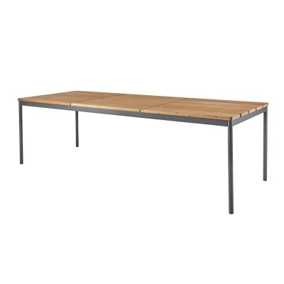 Brafab, Nox ruokapöytä 90x238 cm Bambu/antrasiitti | Alk. 1 103,00 €