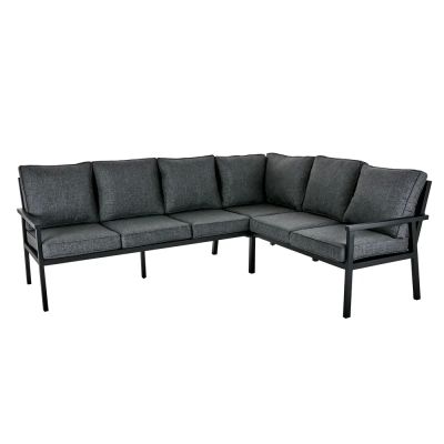 Brafab, Rana kulmasohva korkea 252x195 cm musta | Alk. 1 242,00 €