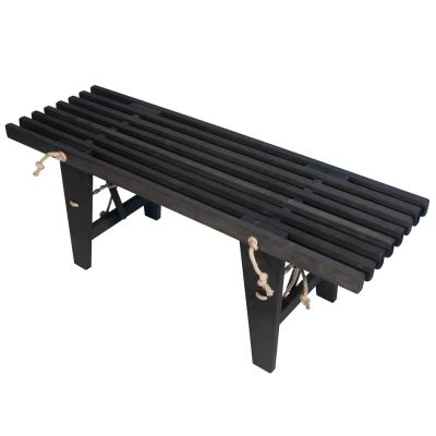 Hillerstorp, D-Bench Penkki 120 cm Musta öljytty leppä | Alk. 169,00 €