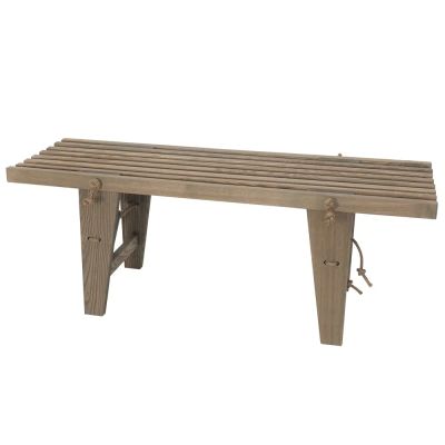 Hillerstorp, D-Bench Penkki 120 cm Harmaa öljytty saarnipuu | Alk. 188,00 €