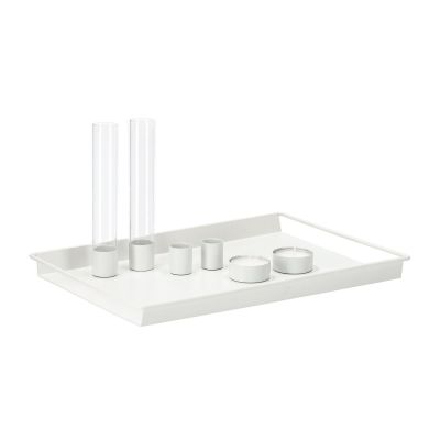 Scandi Living Draw tarjotin lisätarvikkeilla 22 x 32 cm Valkoinen | Alk. 45,00 €