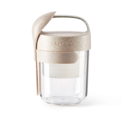 Lékué Lékué To Go purkki organic lusikalla beige. 0,6 L | Alk. 17,00 €