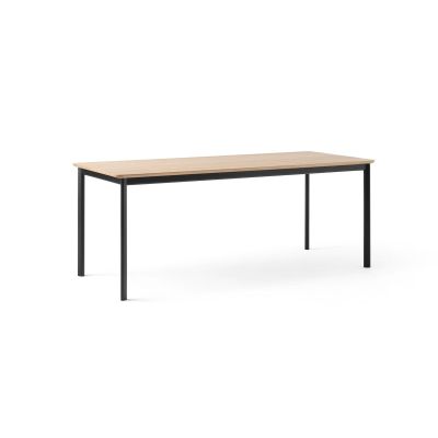 &Tradition Drip HW116 ruokapöytä 83x193 cm Black frame-clear lacq. oak | Alk. 1 816,00 €