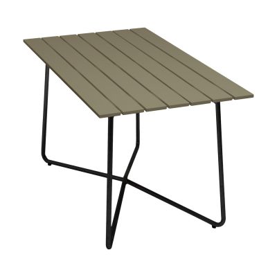 Grythyttan Stålmöbler B25A pöytä Light green oak-black base | Alk. 1 010,00 €