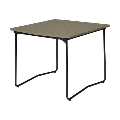 Grythyttan Stålmöbler B31 84 ruokapöytä Light green oak-black base | Alk. 1 375,00 €