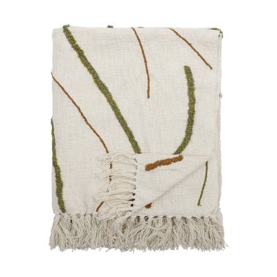 Bloomingville Osasio torkkupeitto 130x150 cm Vihreä | Alk. 59,90 €