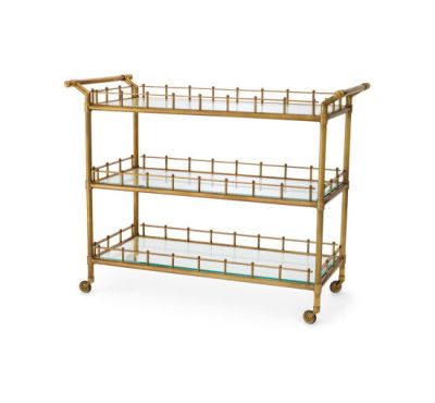 Eichholtz Scarlett drinkvagn antik mässing L | Alk. 4 790,00 €
