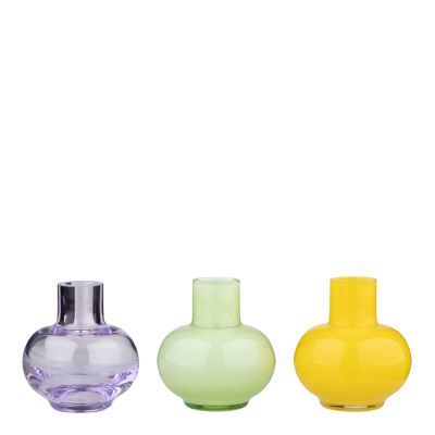 Marimekko - Vases Maljakko 6 cm 3 kpl Vihreä/Sitruuna/Ametisti | Alk. 81,90 €