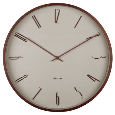 Karlsson Scandia seinäkello 40 cm, warm grey | Alk. 58,00 €