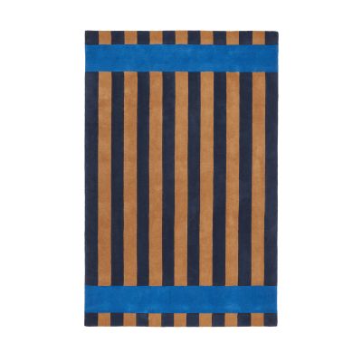 Scandi Living Aisles villamatto Sininen, 200x300 cm