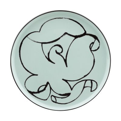 Marimekko Pistilla lautanen Ø20 cm Mint-musta