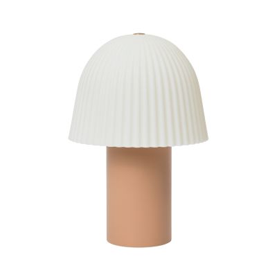 Ferm Living - Frill Portable Pöytävalaisin Rose/White