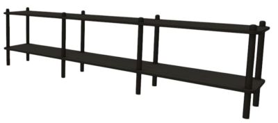 Veke Askel korkea tv-taso 203x35x53,5 cm hiili