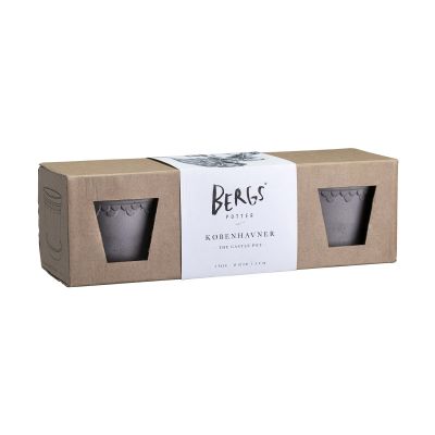 Bergs Potter Köpenhamn ruukku Ø10 cm 3-pack. Harmaa | Alk. 36,00 €
