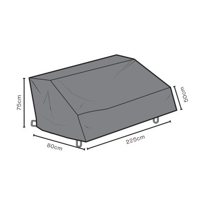 Brafab Brafab kalustesuoja sohva Musta 80 cm