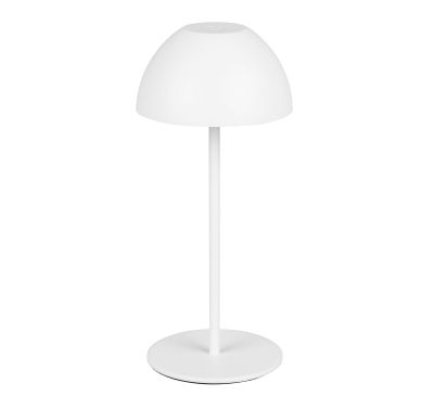 Trio Ortiz ladattava LED pöytävalaisin sisä- ja ulkokäyttöön mattavalkoinen | Alk. 27,90 €