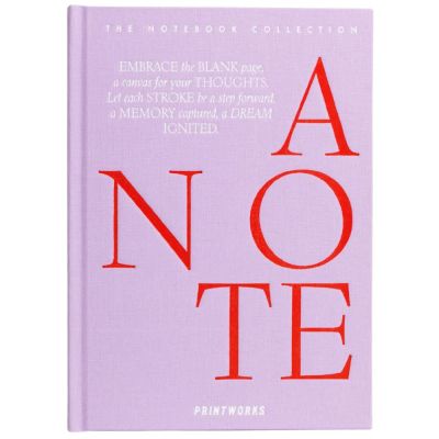 Printworks, Muistikirja - vain muistiinpano, Lila | Alk. 26,00 €