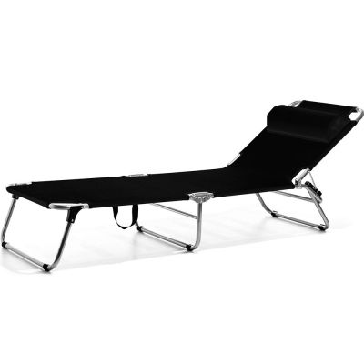 Fiam, Amigo aurinkotuoli, musta alumiini/tekstiili | Alk. 317,00 €