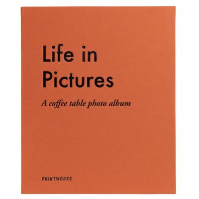 Printworks, Valokuva-albumi - Life In Pictures, Orange | Alk. 56,00 €
