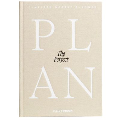 Printworks, Weekly Planner - The Perfect Plan, Beige | Alk. 29,00 €
