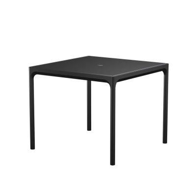 Houe, FOUR alumiinipöytä 90x90 cm musta | Alk. 1 046,00 €