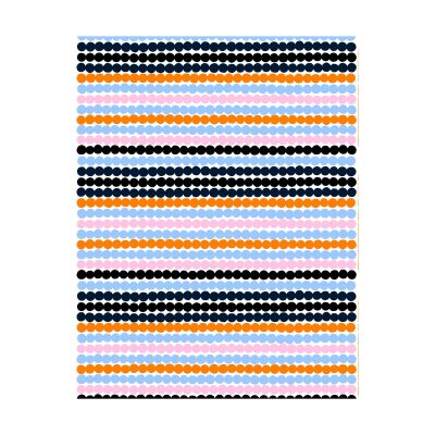 Marimekko Räsymatto vahakangas White-pink-light blue-black