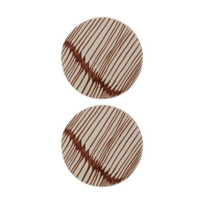 House Doctor Diva tarjoilualusta Ø15 cm Ruskea