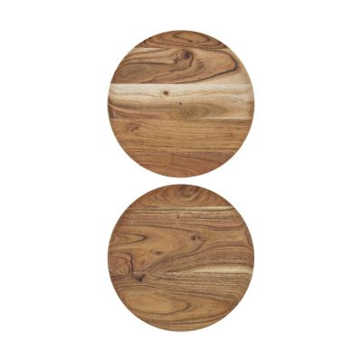 House Doctor Wood tarjotin Ø25 cm 2-pack. Luonto | Alk. 30,90 €