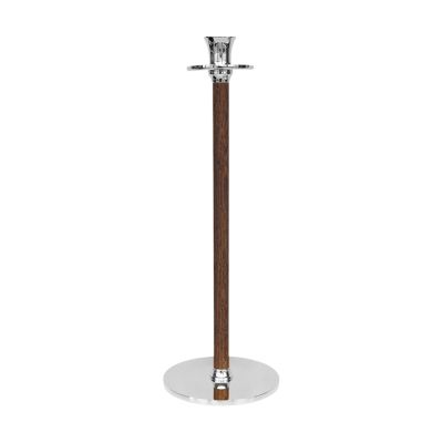 Hilke Collection Alto Basso kynttilänjalka 35 cm Nikkelöity messinki. | Alk. 120,00 €