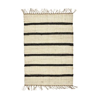 House Doctor Sima-matto 60x90 cm Musta-naturel | Alk. 42,00 €