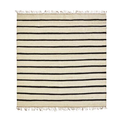 House Doctor Sima matto 180x180 cm Svart-natur | Alk. 339,00 €