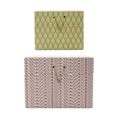 House Doctor Keep säilytyslaatikot punainen-khaki 2 osaa | Alk. 41,90 €