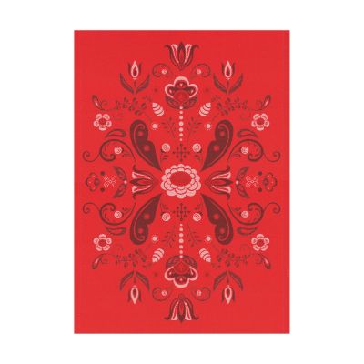 Ekelund Linneväveri Torplyckan keittiöpyyhe 48x70 cm Punainen