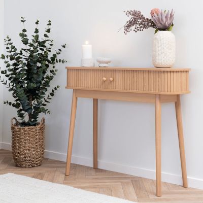 House Nordic Nikko sivupöytä 100x30 cm luonnonväri