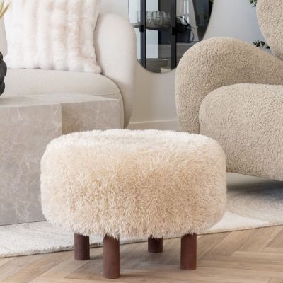 House Nordic Inverness pyöreä rahi vaaleanruskea Ø50